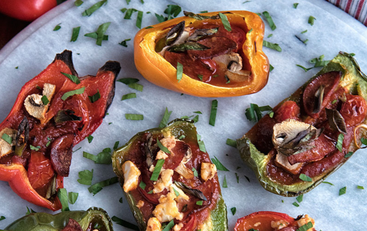 Bell Pepper Pizza Bites Rita Pociask